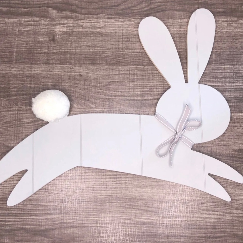 Spring Bunny Wooden Sign Easter Rabbit - Picture 2 of 2